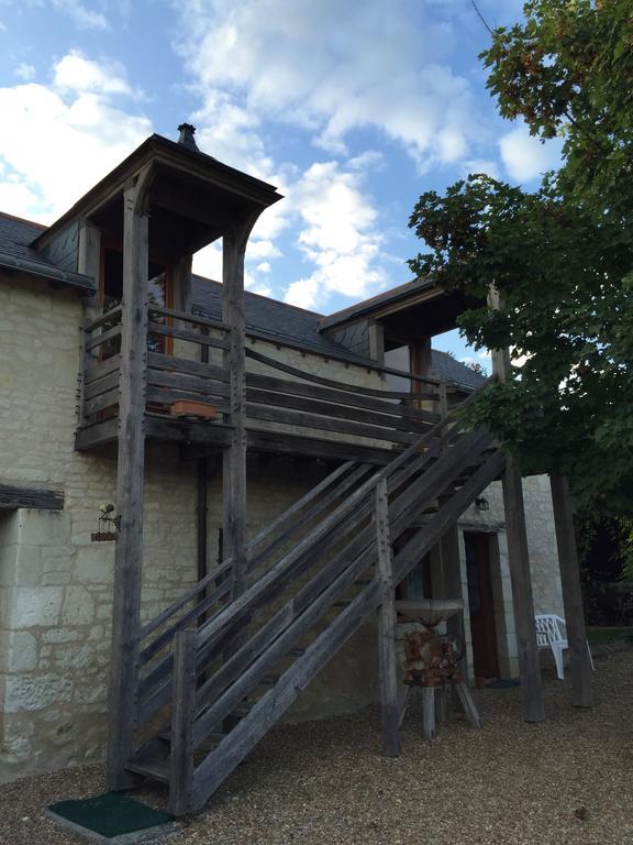 Hotel Les Caves Ambillou-Château Exterior foto